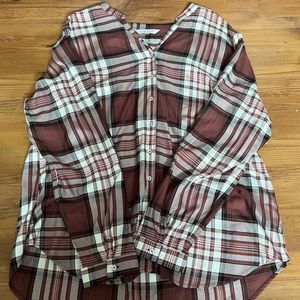 Plaid Blouse